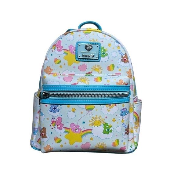 Loungefly Exclusive Care Bears Rainbow Mini Backpack - Picture 7 of 8